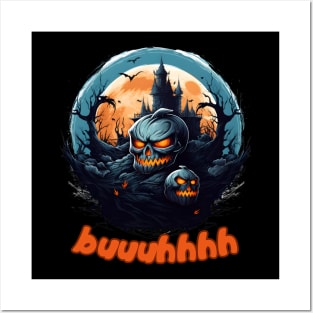 Buuhhhh-Halloween Haunt Posters and Art